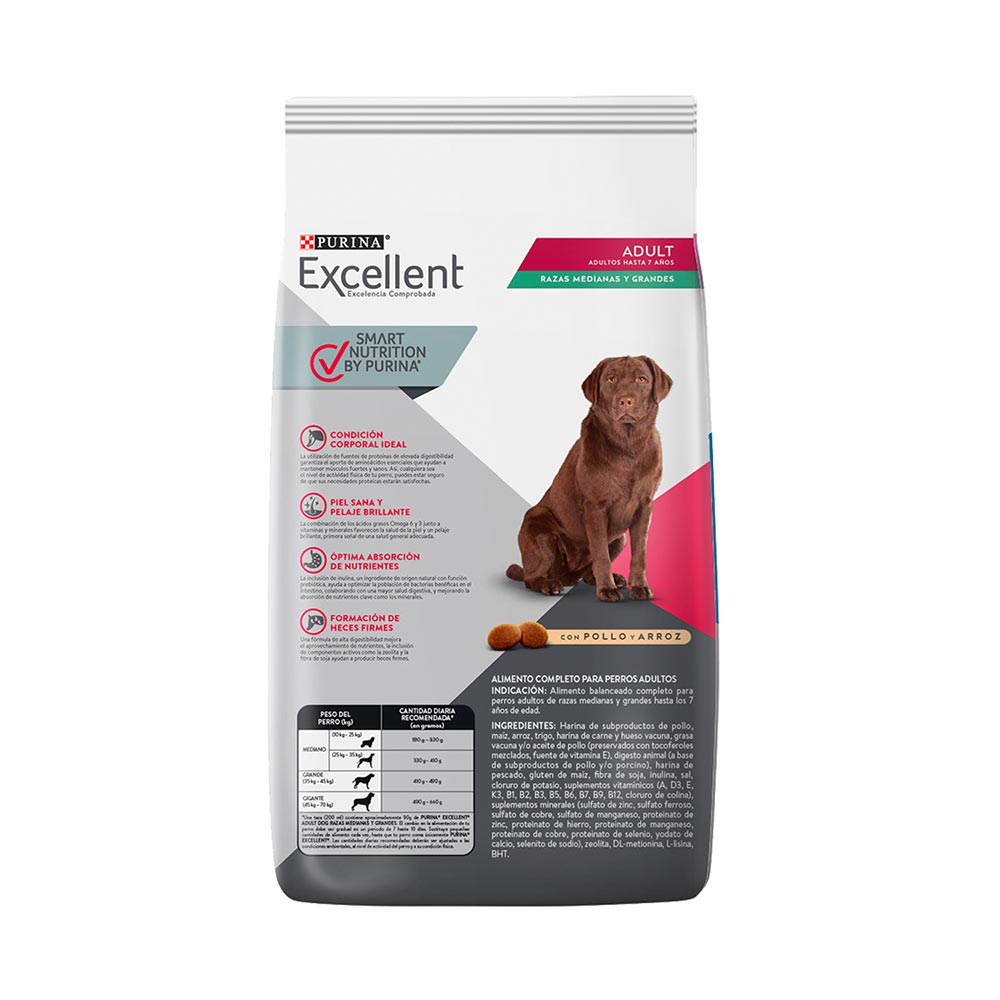 Excellent Perro Adulto Raza Mediana y Grande 20kg - Image 3