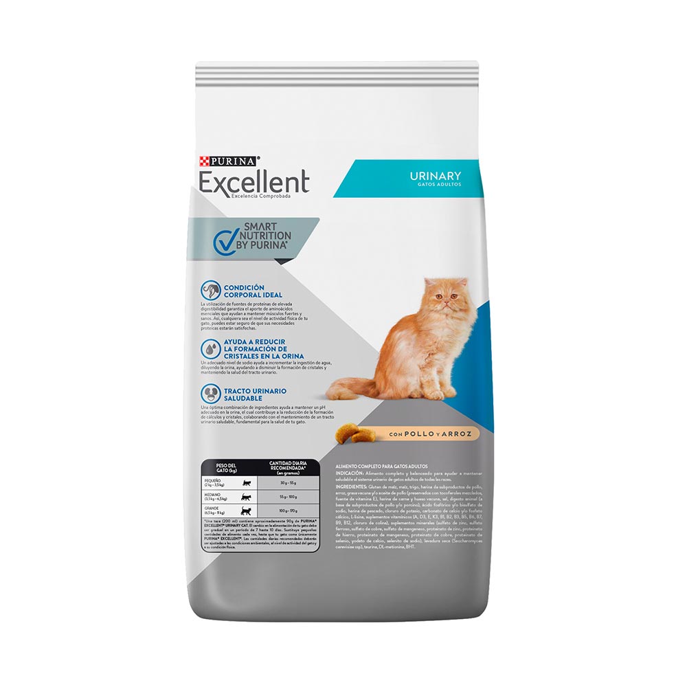 Excellent Gato Urinary Pollo y Arroz 7,5kg - Image 2