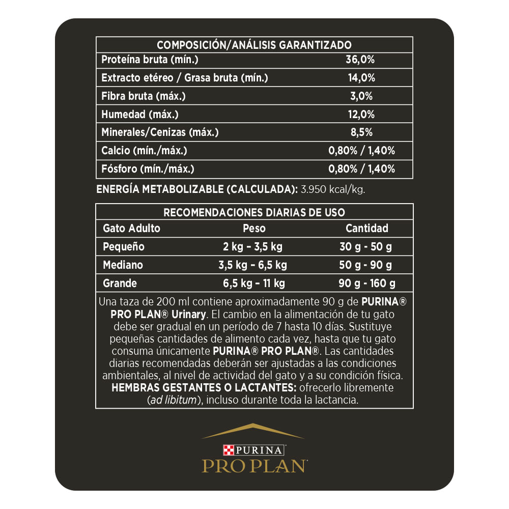 Pro Plan Gato Urinary 1kg - Image 3