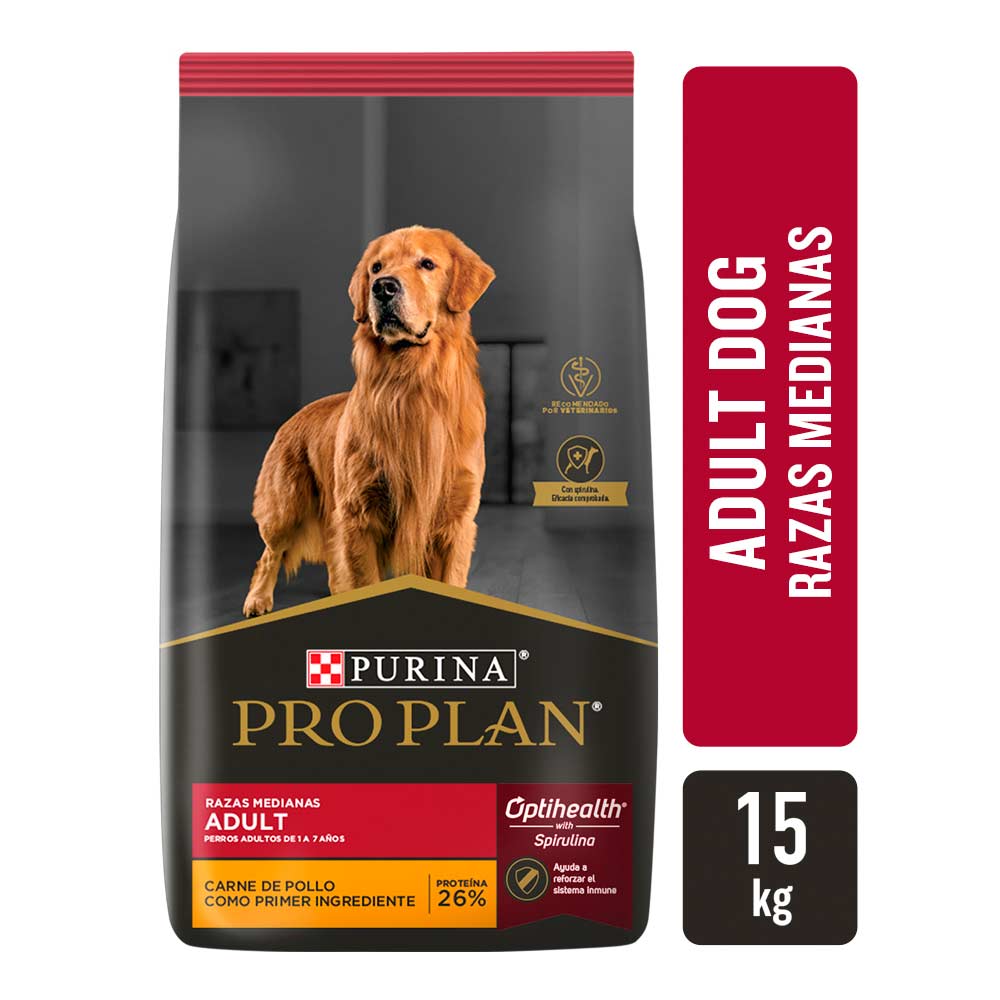 Pro Plan Perro Adulto Raza Mediana 15kg